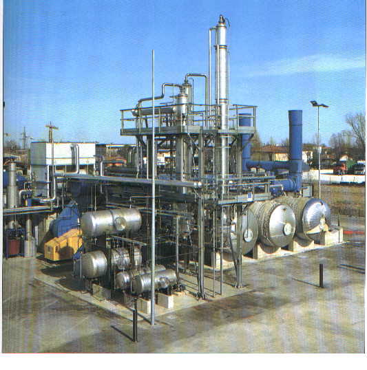 Impianti di adsorbimento su carbone attivo con recupero solvente